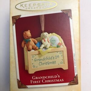 Hallmark Keepsake ornament Grandchild's First Christmas 2004